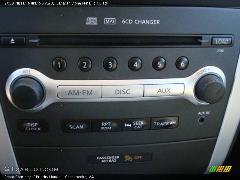 Saharan Stone Metallic / Black 2009 Nissan Murano S AWD