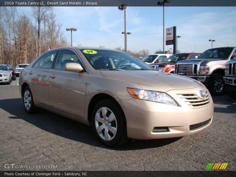 Desert Sand Metallic / Bisque 2009 Toyota Camry LE