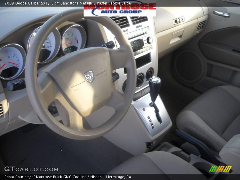Light Sandstone Metallic / Pastel Pebble Beige 2009 Dodge Caliber SXT