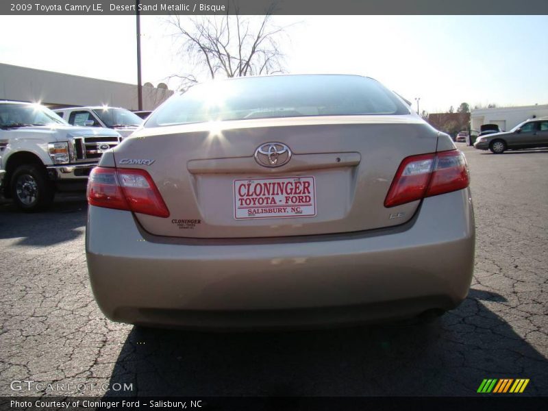 Desert Sand Metallic / Bisque 2009 Toyota Camry LE