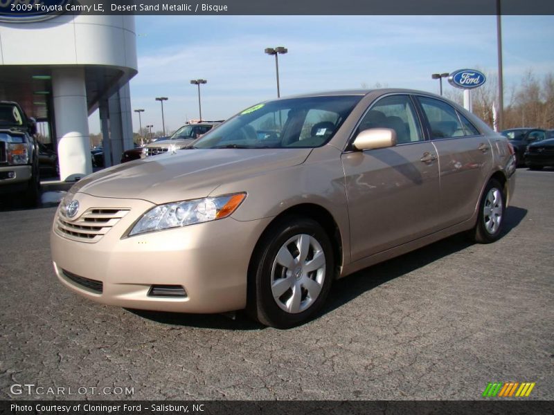 Desert Sand Metallic / Bisque 2009 Toyota Camry LE