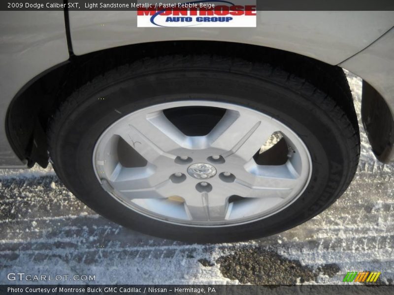 Light Sandstone Metallic / Pastel Pebble Beige 2009 Dodge Caliber SXT