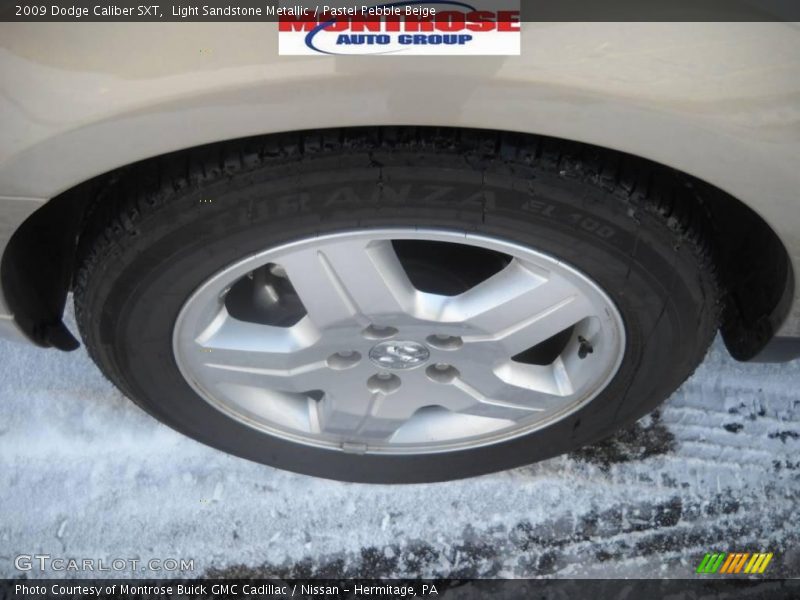 Light Sandstone Metallic / Pastel Pebble Beige 2009 Dodge Caliber SXT