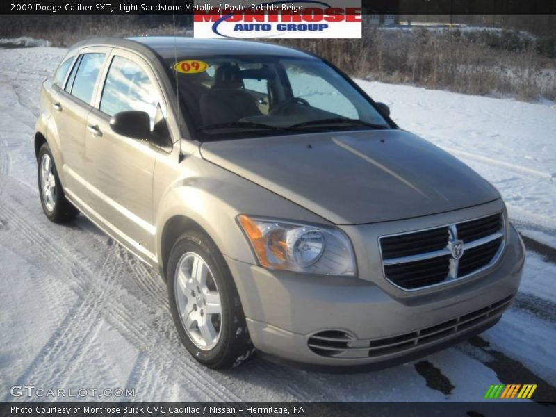 Light Sandstone Metallic / Pastel Pebble Beige 2009 Dodge Caliber SXT