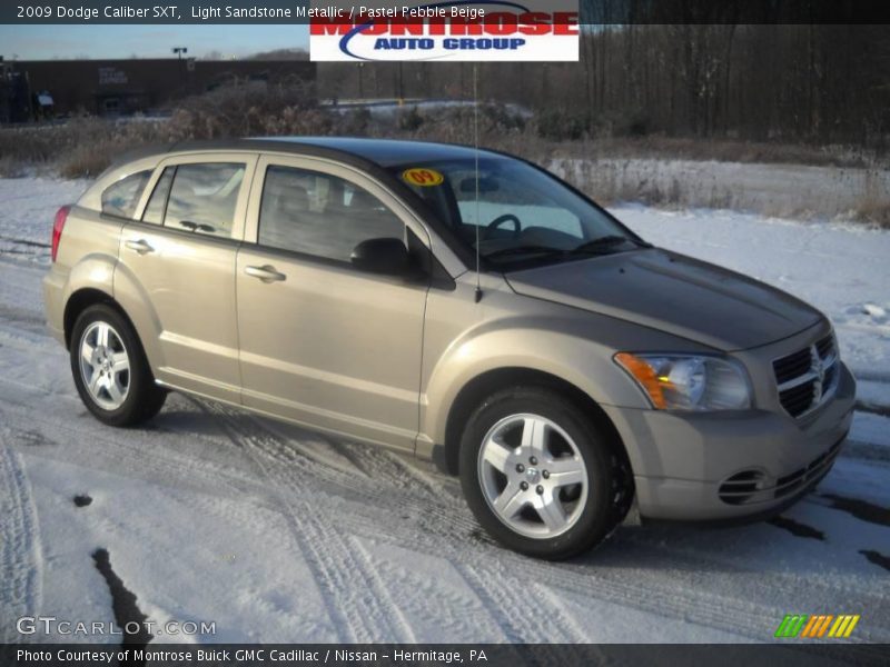 Light Sandstone Metallic / Pastel Pebble Beige 2009 Dodge Caliber SXT