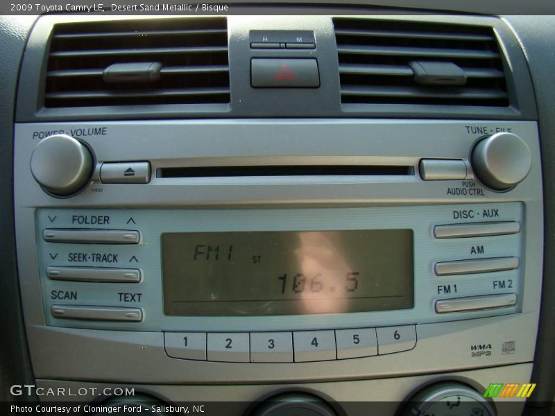 Desert Sand Metallic / Bisque 2009 Toyota Camry LE