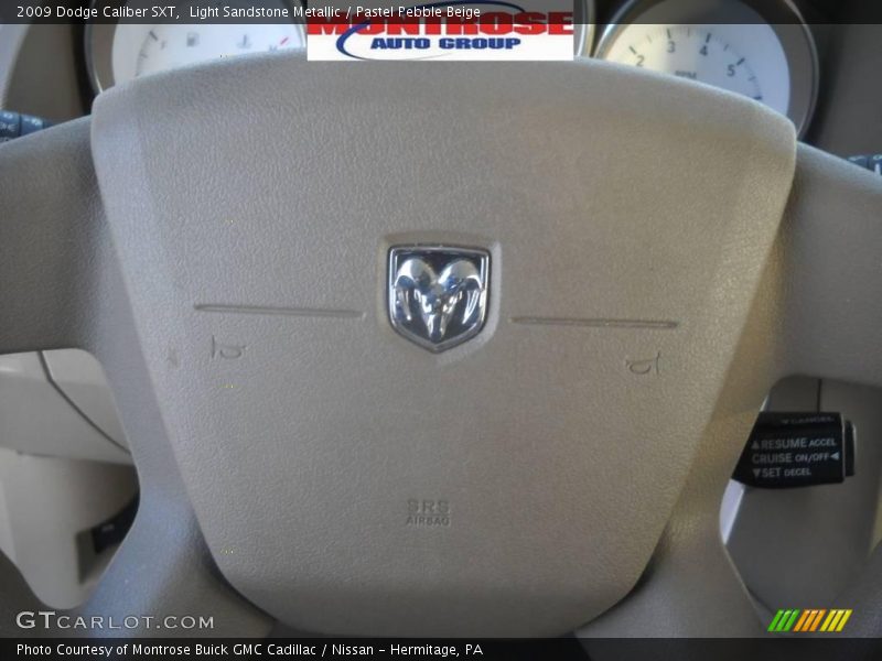 Light Sandstone Metallic / Pastel Pebble Beige 2009 Dodge Caliber SXT