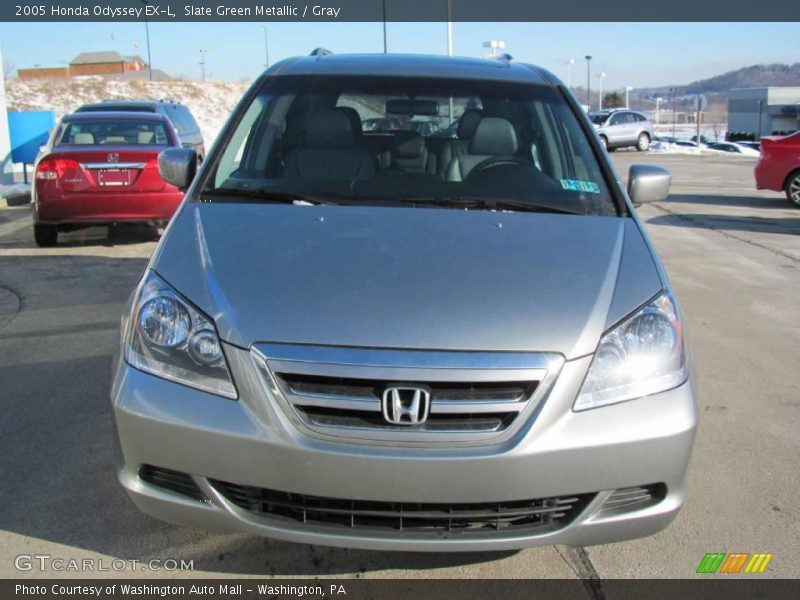 Slate Green Metallic / Gray 2005 Honda Odyssey EX-L