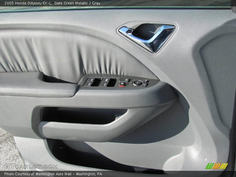 Slate Green Metallic / Gray 2005 Honda Odyssey EX-L