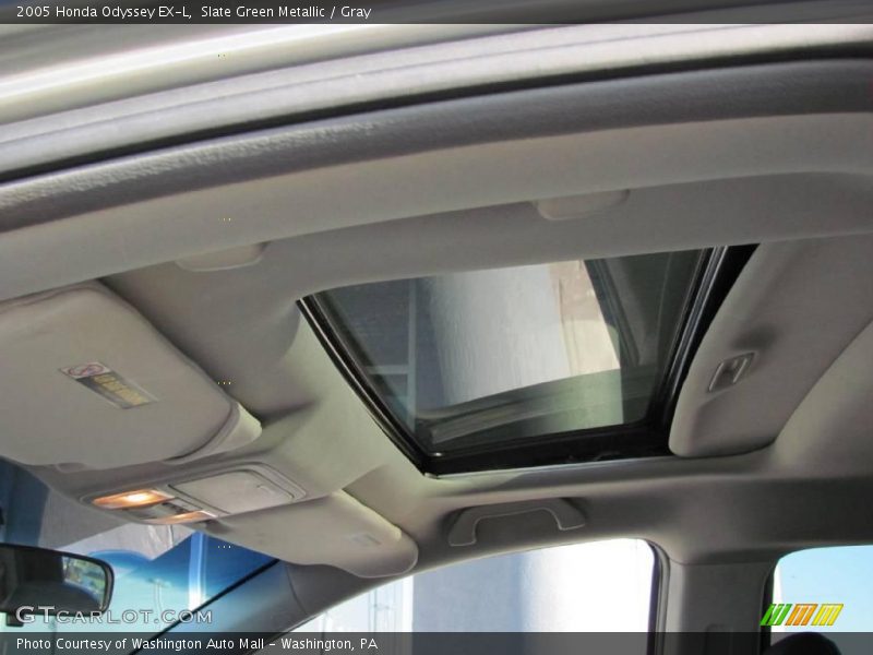 Slate Green Metallic / Gray 2005 Honda Odyssey EX-L