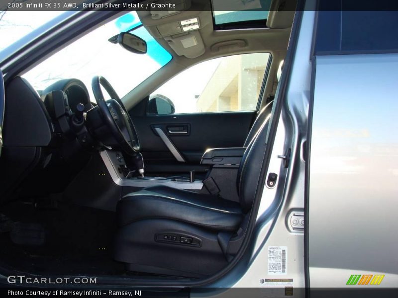 Brilliant Silver Metallic / Graphite 2005 Infiniti FX 35 AWD