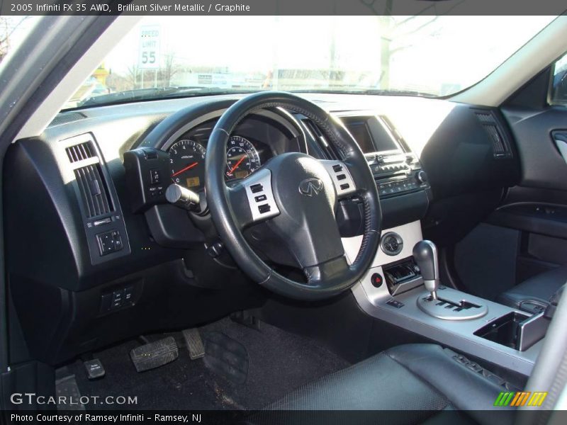 Brilliant Silver Metallic / Graphite 2005 Infiniti FX 35 AWD