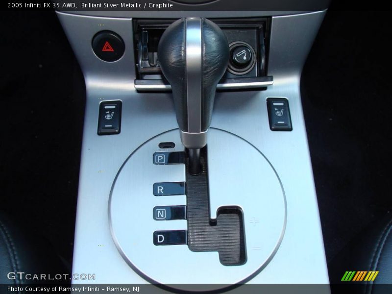 Brilliant Silver Metallic / Graphite 2005 Infiniti FX 35 AWD