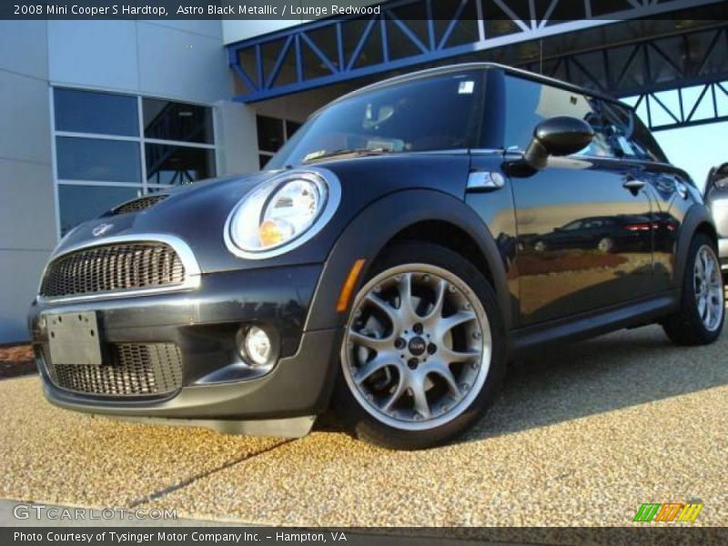 Astro Black Metallic / Lounge Redwood 2008 Mini Cooper S Hardtop