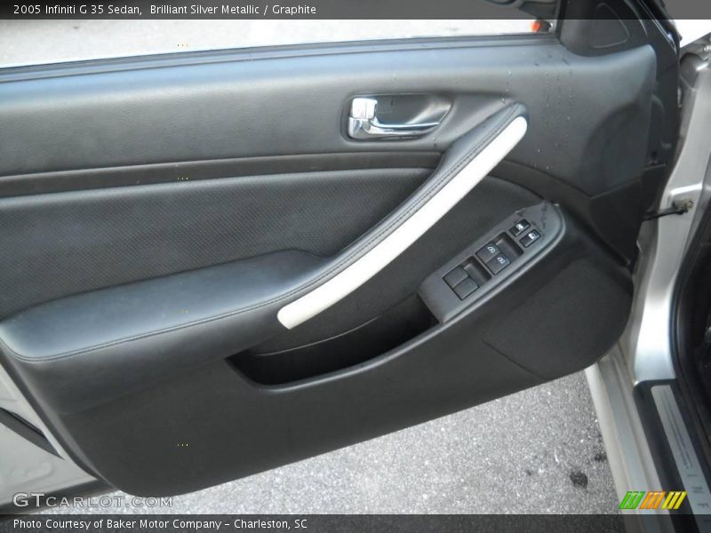Brilliant Silver Metallic / Graphite 2005 Infiniti G 35 Sedan