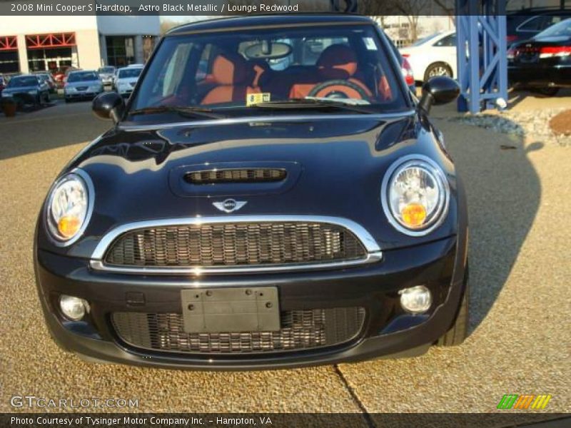 Astro Black Metallic / Lounge Redwood 2008 Mini Cooper S Hardtop