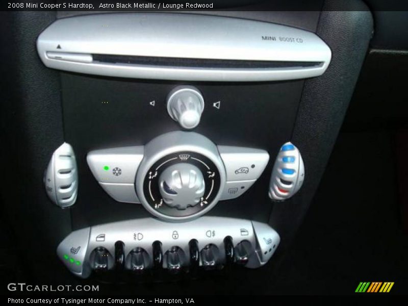 Astro Black Metallic / Lounge Redwood 2008 Mini Cooper S Hardtop