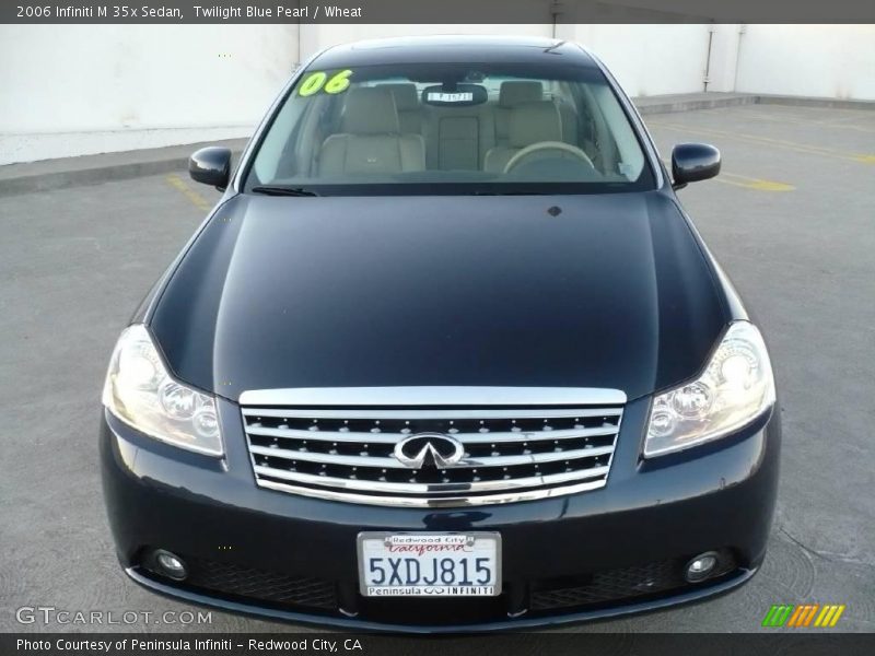 Twilight Blue Pearl / Wheat 2006 Infiniti M 35x Sedan