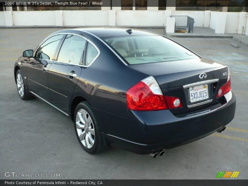 Twilight Blue Pearl / Wheat 2006 Infiniti M 35x Sedan