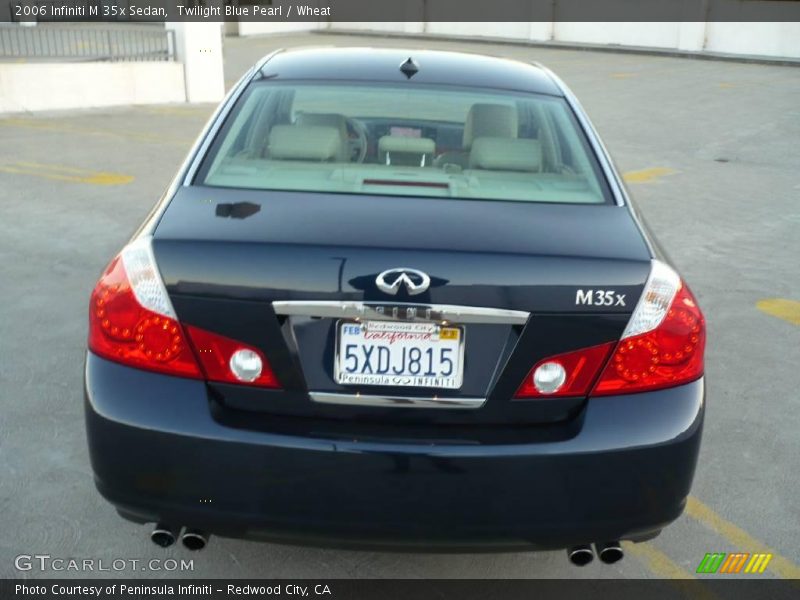 Twilight Blue Pearl / Wheat 2006 Infiniti M 35x Sedan