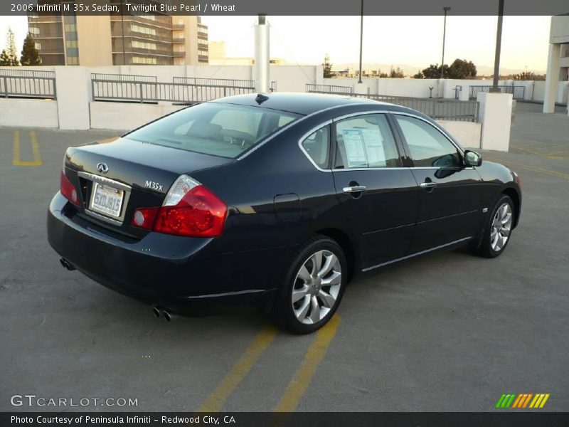 Twilight Blue Pearl / Wheat 2006 Infiniti M 35x Sedan