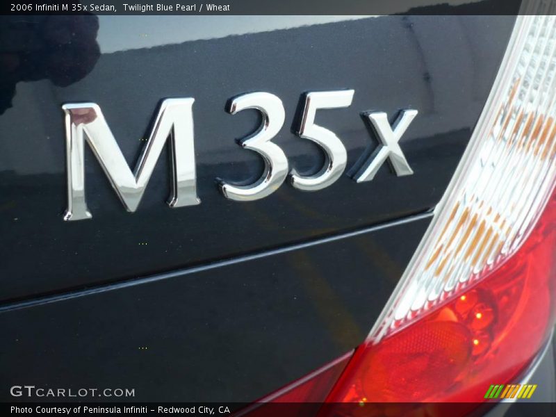 Twilight Blue Pearl / Wheat 2006 Infiniti M 35x Sedan