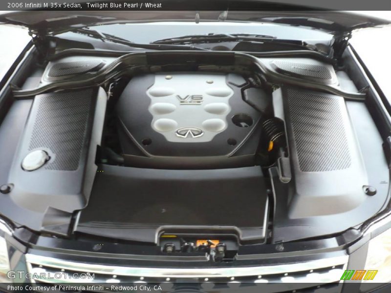 Twilight Blue Pearl / Wheat 2006 Infiniti M 35x Sedan