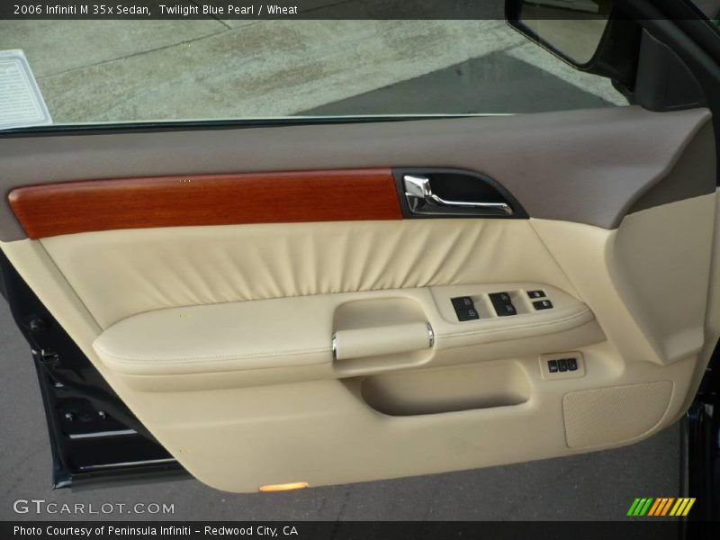 Twilight Blue Pearl / Wheat 2006 Infiniti M 35x Sedan