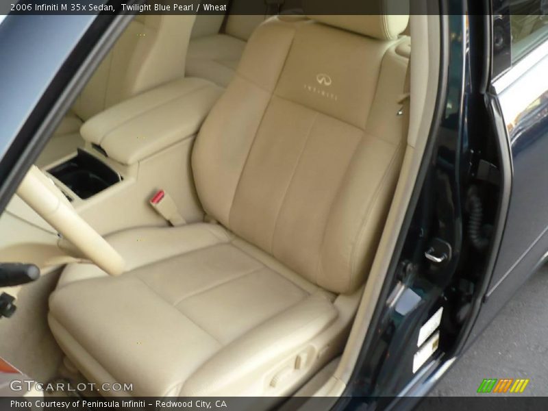 Twilight Blue Pearl / Wheat 2006 Infiniti M 35x Sedan