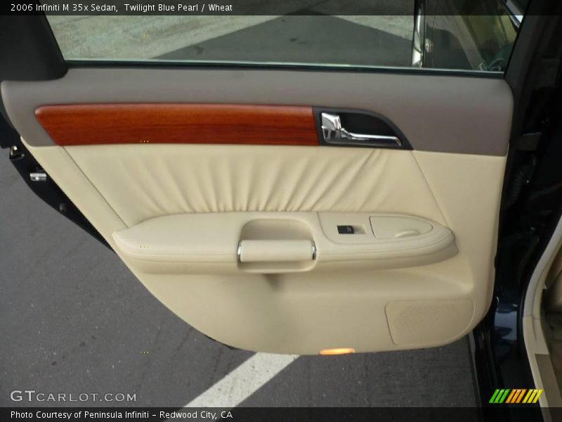 Twilight Blue Pearl / Wheat 2006 Infiniti M 35x Sedan