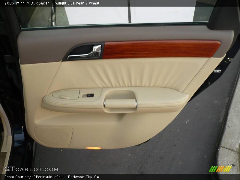 Twilight Blue Pearl / Wheat 2006 Infiniti M 35x Sedan