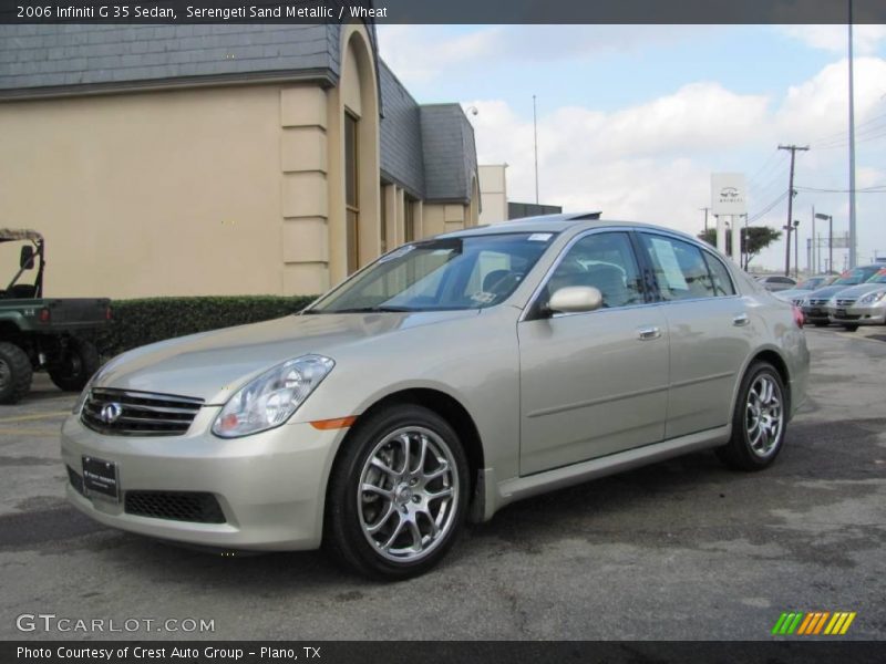 Serengeti Sand Metallic / Wheat 2006 Infiniti G 35 Sedan