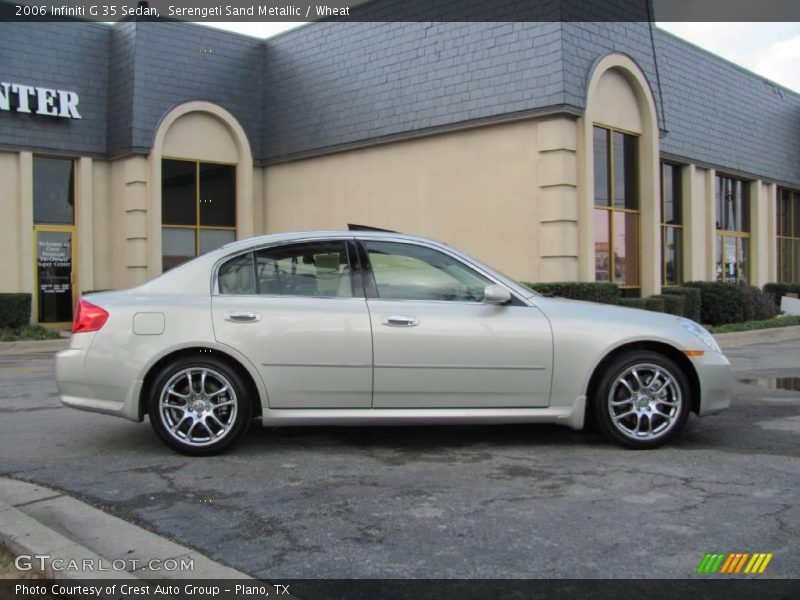 Serengeti Sand Metallic / Wheat 2006 Infiniti G 35 Sedan