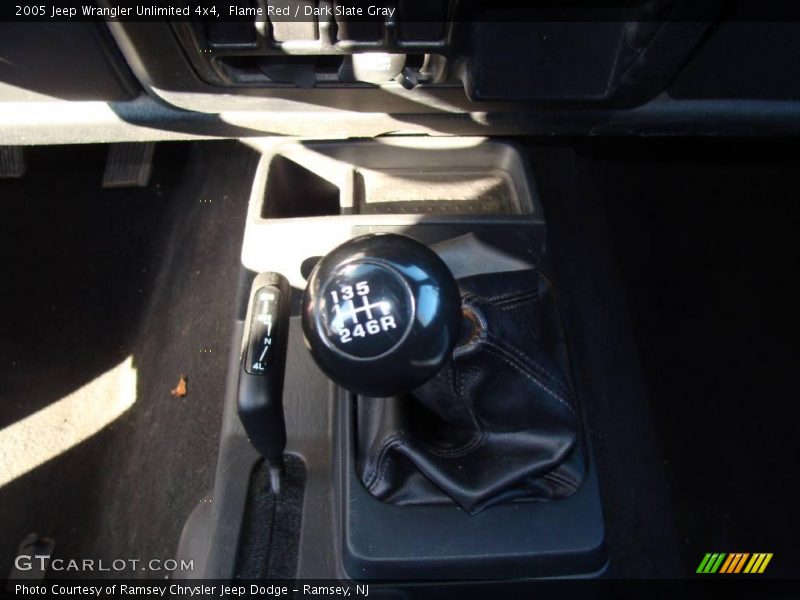 Flame Red / Dark Slate Gray 2005 Jeep Wrangler Unlimited 4x4