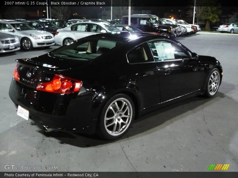 Black Obsidian / Graphite Black 2007 Infiniti G 35 Coupe