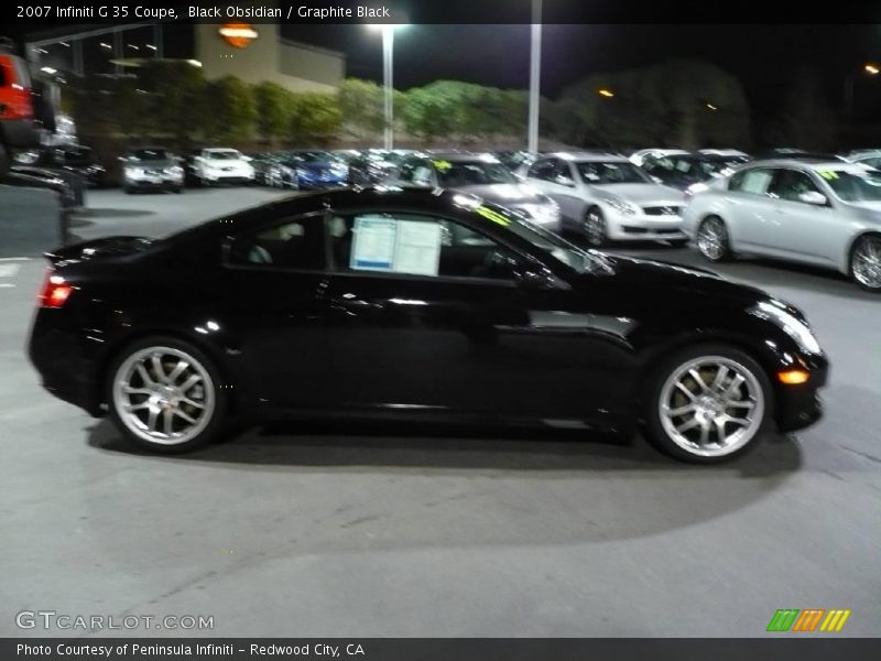 Black Obsidian / Graphite Black 2007 Infiniti G 35 Coupe
