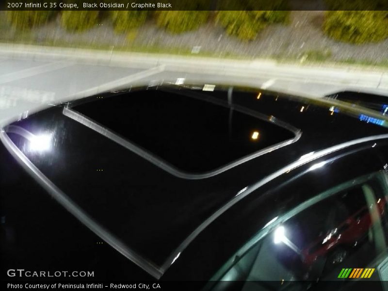 Black Obsidian / Graphite Black 2007 Infiniti G 35 Coupe