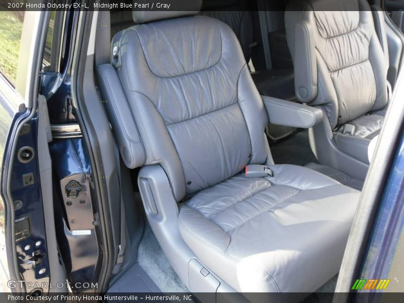 Midnight Blue Pearl / Gray 2007 Honda Odyssey EX-L