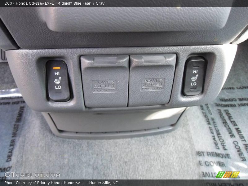 Midnight Blue Pearl / Gray 2007 Honda Odyssey EX-L