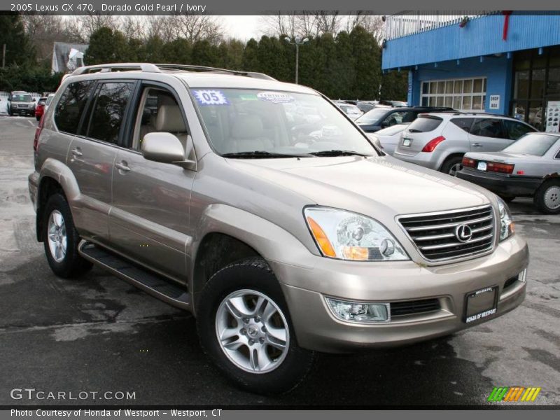 Dorado Gold Pearl / Ivory 2005 Lexus GX 470