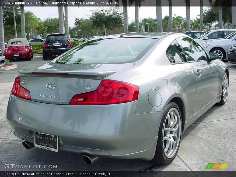 Diamond Graphite Metallic / Stone Gray 2007 Infiniti G 35 Coupe