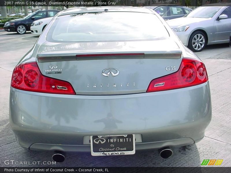 Diamond Graphite Metallic / Stone Gray 2007 Infiniti G 35 Coupe