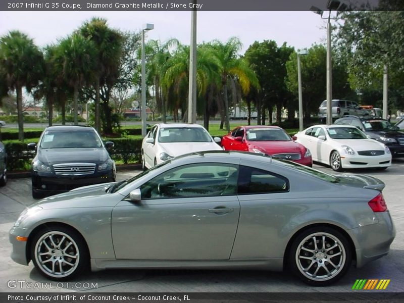 Diamond Graphite Metallic / Stone Gray 2007 Infiniti G 35 Coupe