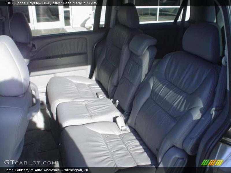 Silver Pearl Metallic / Gray 2007 Honda Odyssey EX-L
