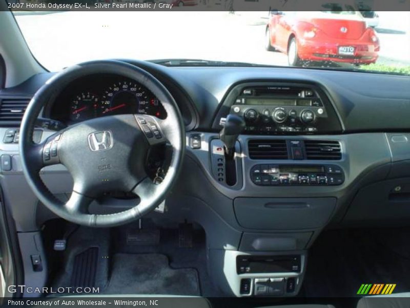 Silver Pearl Metallic / Gray 2007 Honda Odyssey EX-L
