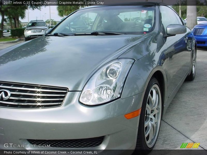 Diamond Graphite Metallic / Stone Gray 2007 Infiniti G 35 Coupe