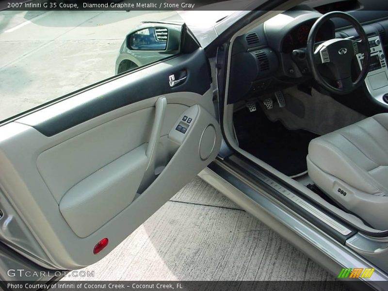 Diamond Graphite Metallic / Stone Gray 2007 Infiniti G 35 Coupe