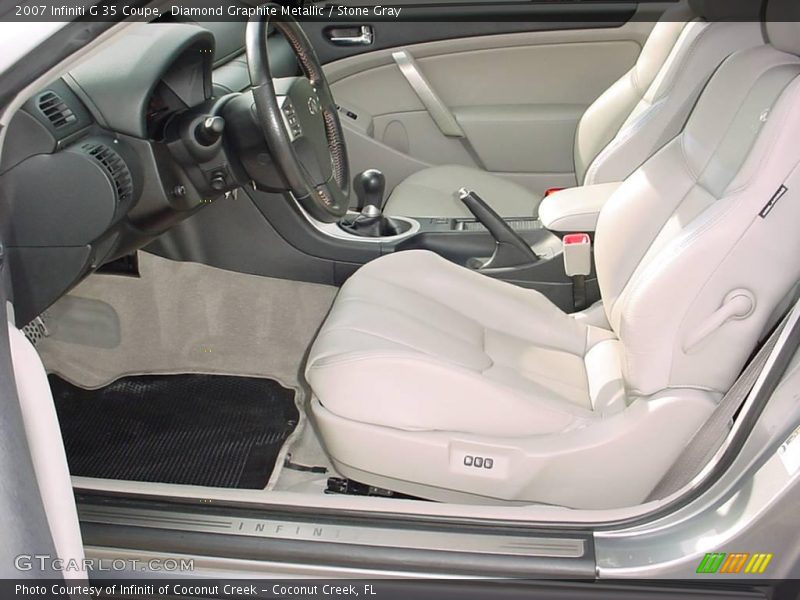 Diamond Graphite Metallic / Stone Gray 2007 Infiniti G 35 Coupe