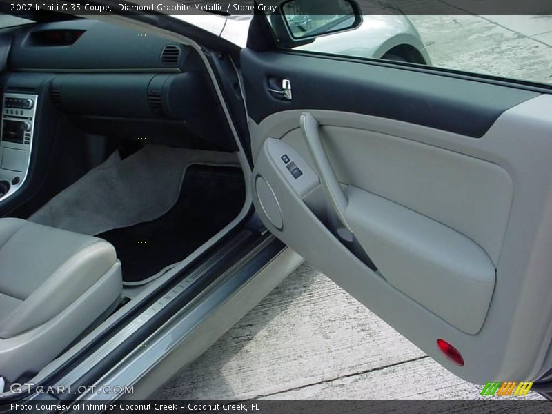 Diamond Graphite Metallic / Stone Gray 2007 Infiniti G 35 Coupe