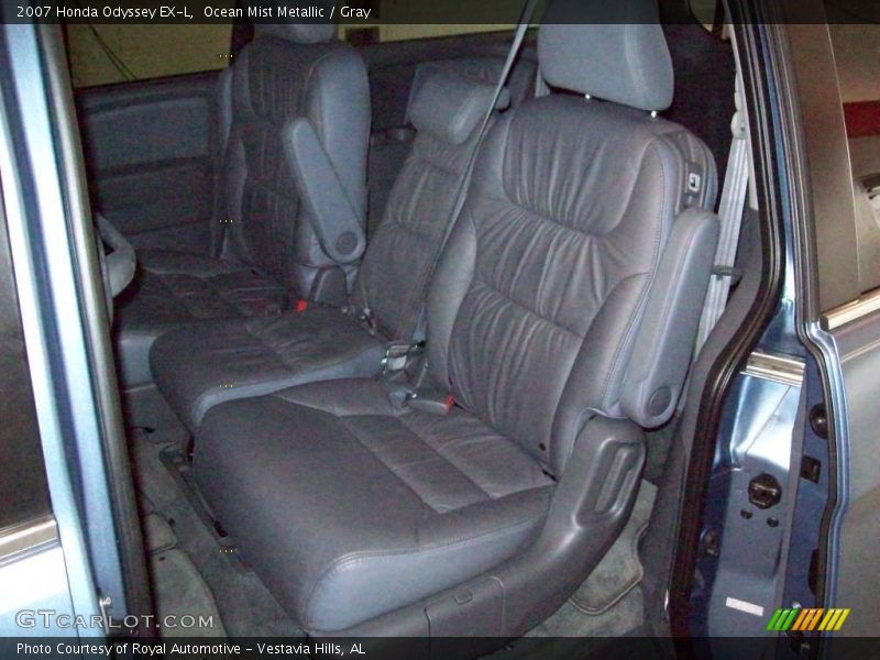 Ocean Mist Metallic / Gray 2007 Honda Odyssey EX-L